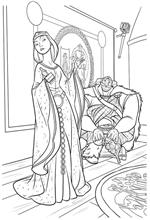coloring page Fergus and Elinor